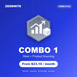 Zeddnite Combo 1 plan – Steel + Product Sourcing