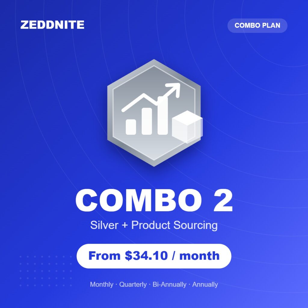Zeddnite Combo 2 plan – Silver + Product Sourcing